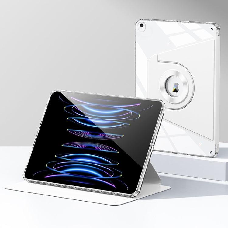 Apple iPad 10.2 2021 / 2020 / 10.5 Magnetic Split Leather Smart Tablet Case Cover (White)