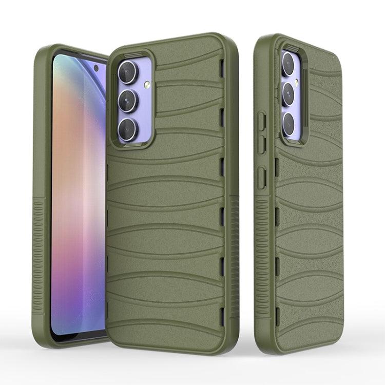 Samsung Galaxy A54 5G Multi-tuyere Powerful Heat Dissipation Phone Case Cover (Green)
