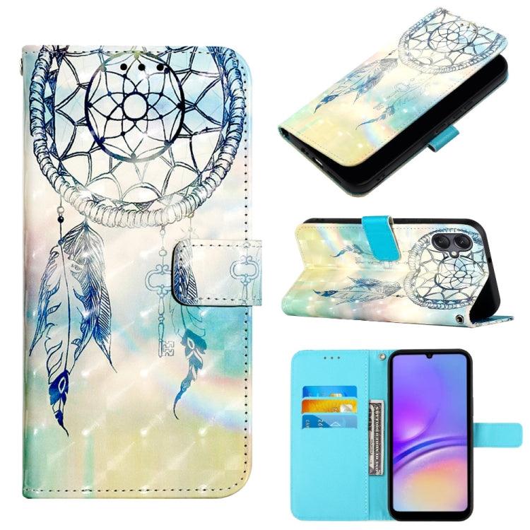 Samsung Galaxy A05 3D Painting Horizontal Flip Leather Phone Case Cover (Dream Wind Chimes)