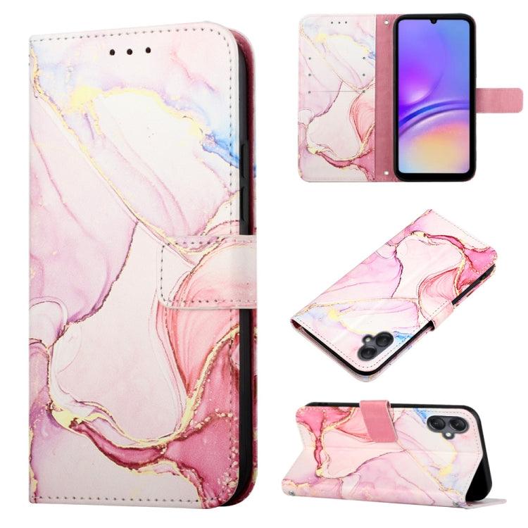 Samsung Galaxy A05 PT003 Marble Pattern Flip Leather Phone Case Cover (LS005)