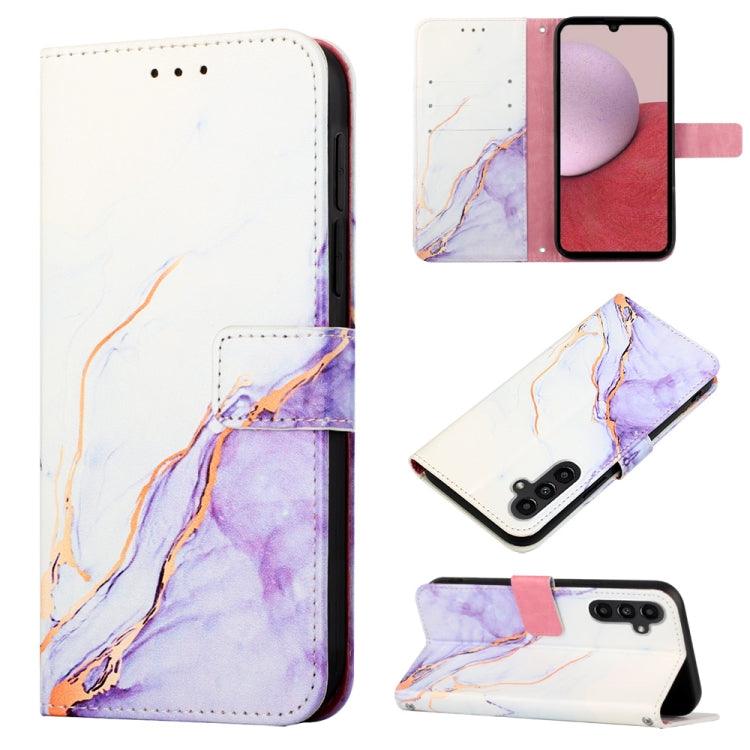 Samsung Galaxy A05s PT003 Marble Pattern Flip Leather Phone Case Cover (LS006)