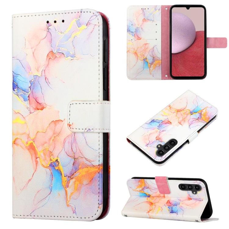 Samsung Galaxy A05s PT003 Marble Pattern Flip Leather Phone Case Cover (LS004)