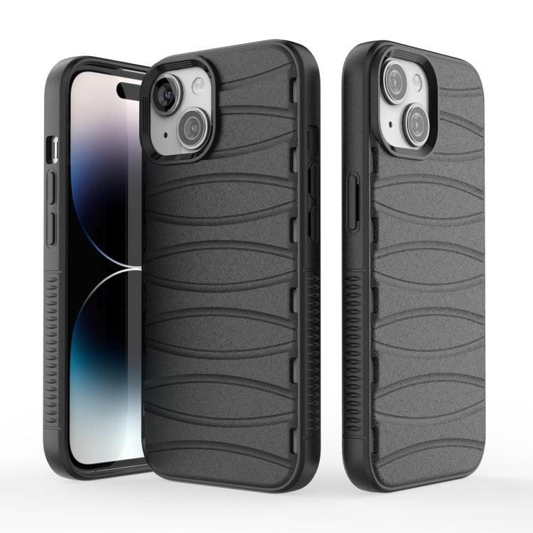 Apple iPhone 15 Multi-tuyere Powerful Heat Dissipation Phone Case Cover (Black)