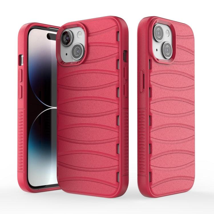 Apple iPhone 15 Multi-tuyere Powerful Heat Dissipation Phone Case Cover (Red)