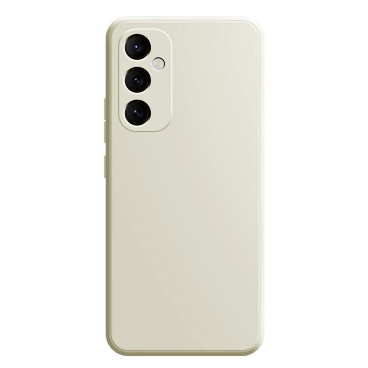 Samsung Galaxy A05S Imitation Liquid Silicone Phone Case Cover (White)