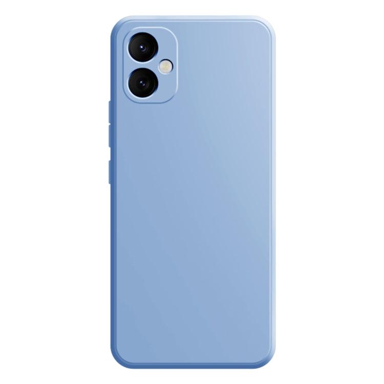 Samsung Galaxy A05 Imitation Liquid Silicone Phone Case Cover (Sky Blue)