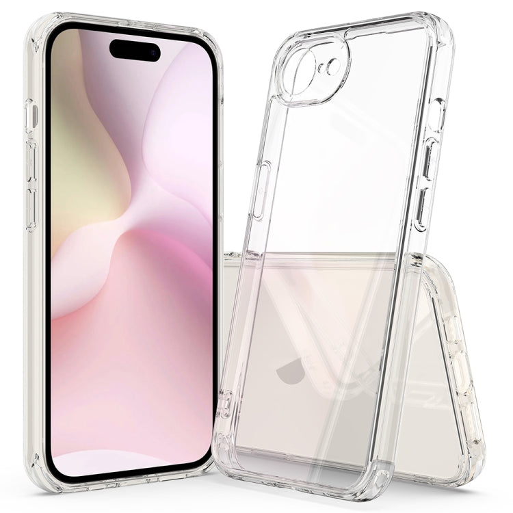 Apple iPhone SE 2024 Scratchproof Acrylic TPU Phone Case Cover (Transparent)