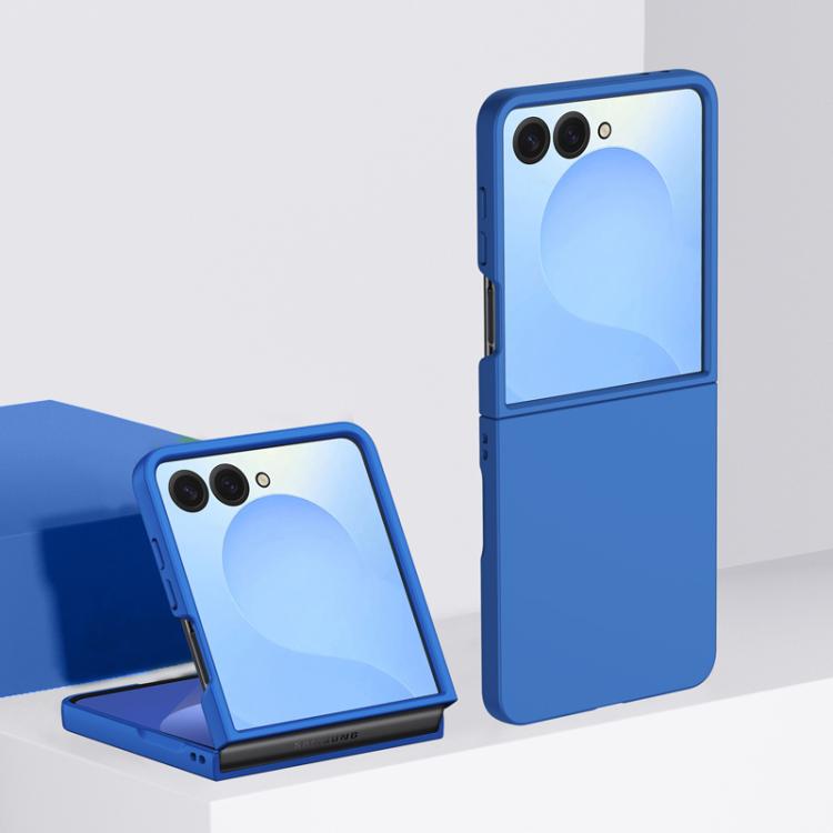 Samsung Galaxy Z Flip7 Skin Feel PC Full Coverage Shockproof Phone Case (Klein Blue)