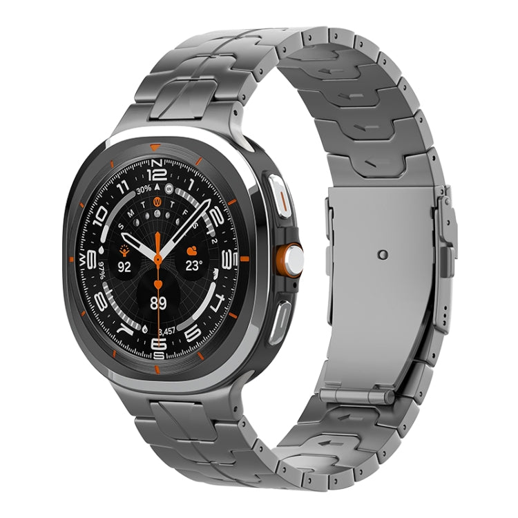 Samsung Galaxy Watch Ultra 47mm Safety Buckle Pure Titanium Watch Band (Grey)