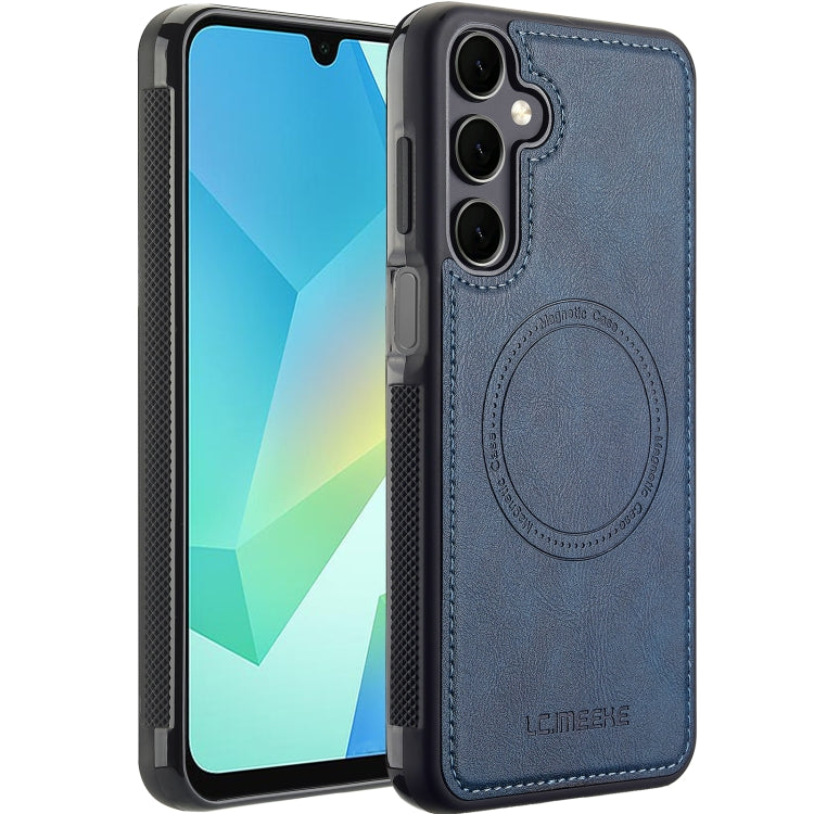 Samsung Galaxy A35 5G LC.IMEEKE Magsafe Phone Case Cover (Blue)