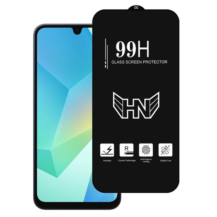 Samsung Galaxy A16 High Aluminum Large Arc Full Screen Tempered Glass Screen Protector Film