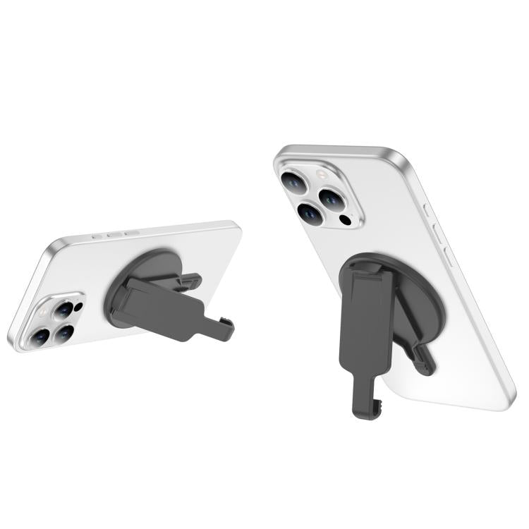 Magnetic Clip Phone Holder Belt Clip Bracket (Black)