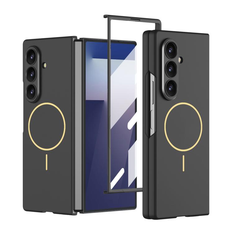 Samsung Galaxy Z Fold7 5G Ultra-thin MagSafe Magnetic Folding Phone Case Cover - Black
