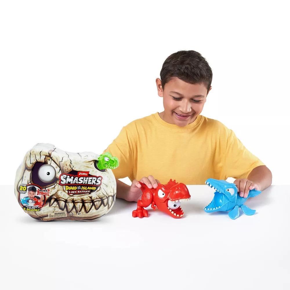 Smashers Dino Island Mini T-Rex Battle S1, Assorted, Random Delivery