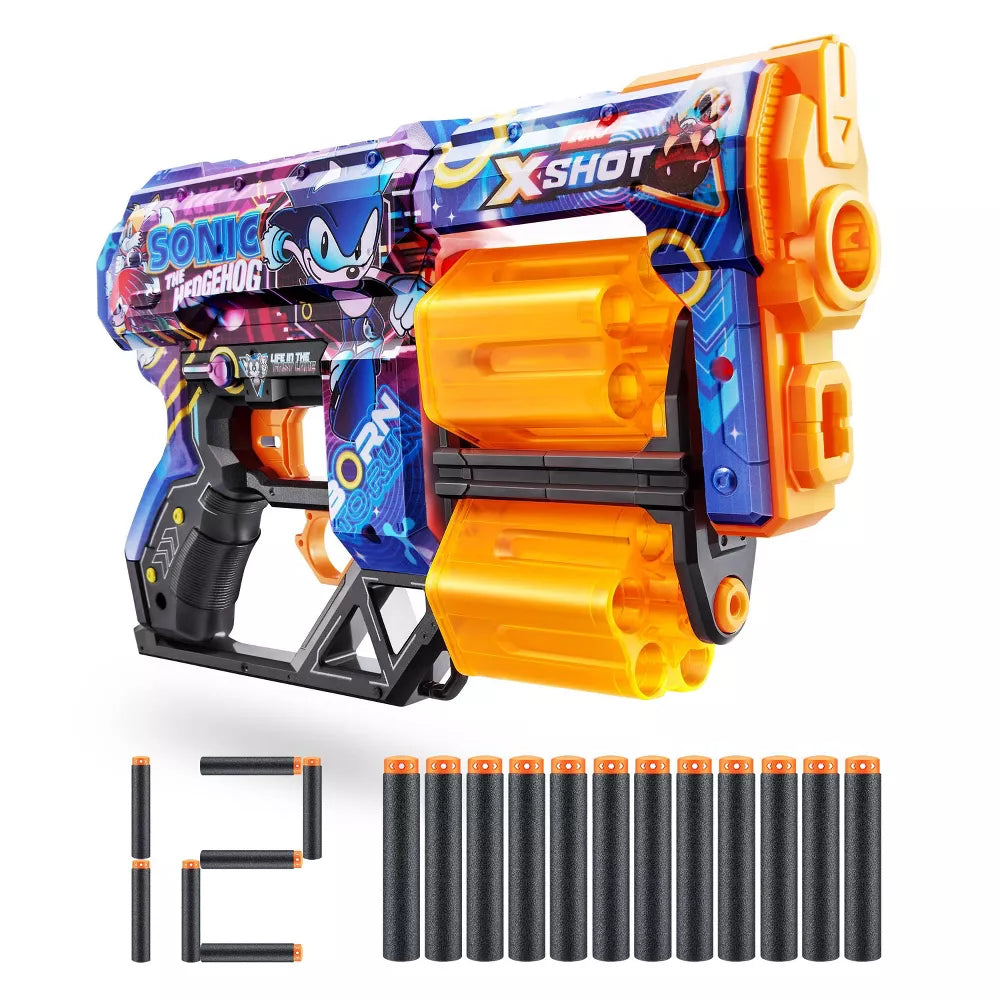 XShot Skins Sonic the Hedgehog Dread Toy Dart Blaster