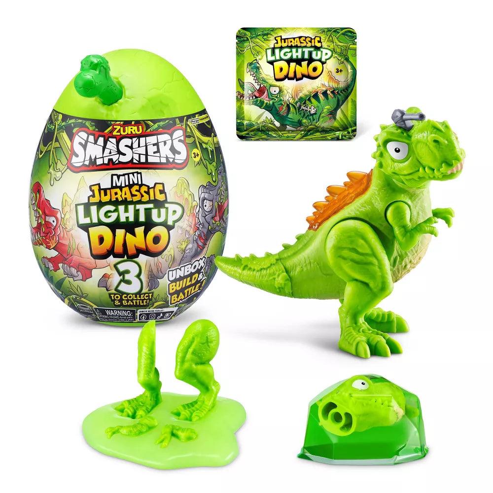 Smashers Jurassic S1 Mini Light Up Dino, 1 Piece, Random Delivery