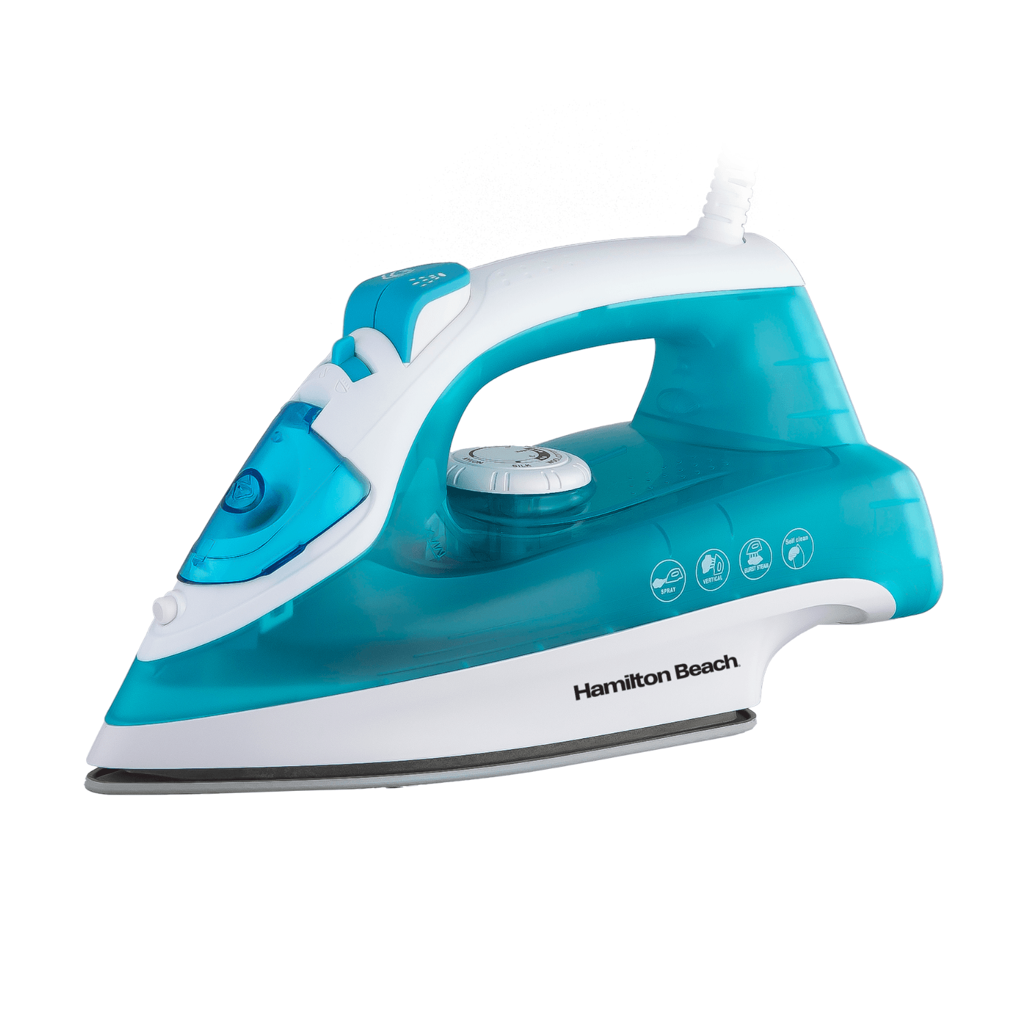 Hamilton Beach SteamMax 2200W Steam Iron Aqua & White