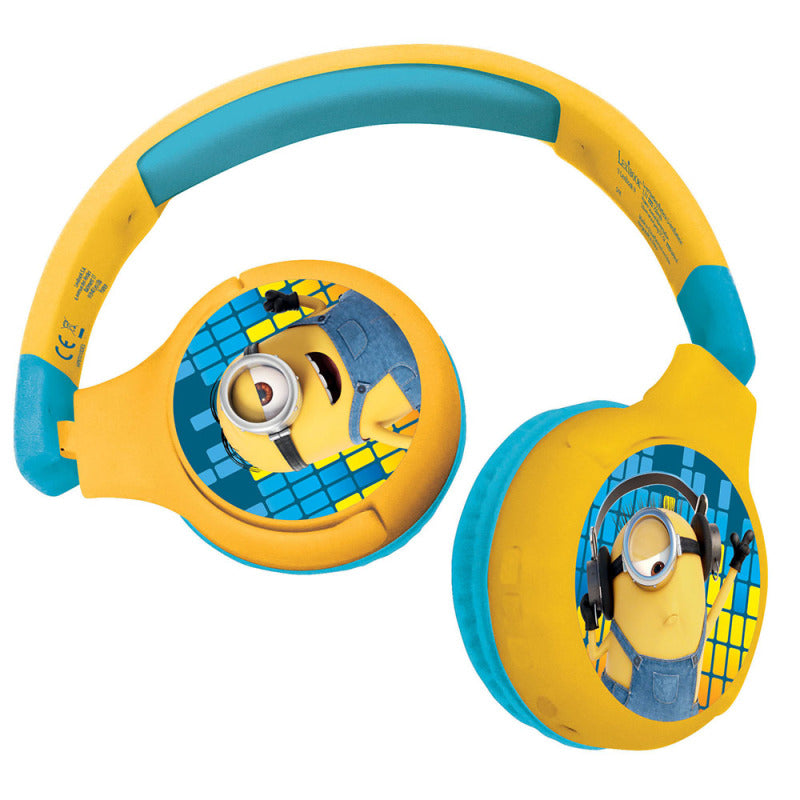 Lexibook Despicable Me Minions Bluetooth & Wired Foldable Headphones