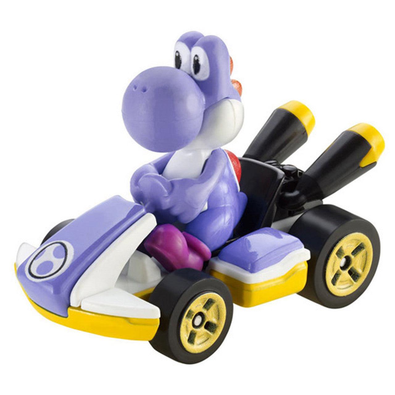 Hot Wheels Mario Kart Blue Yoshi Standard Kart