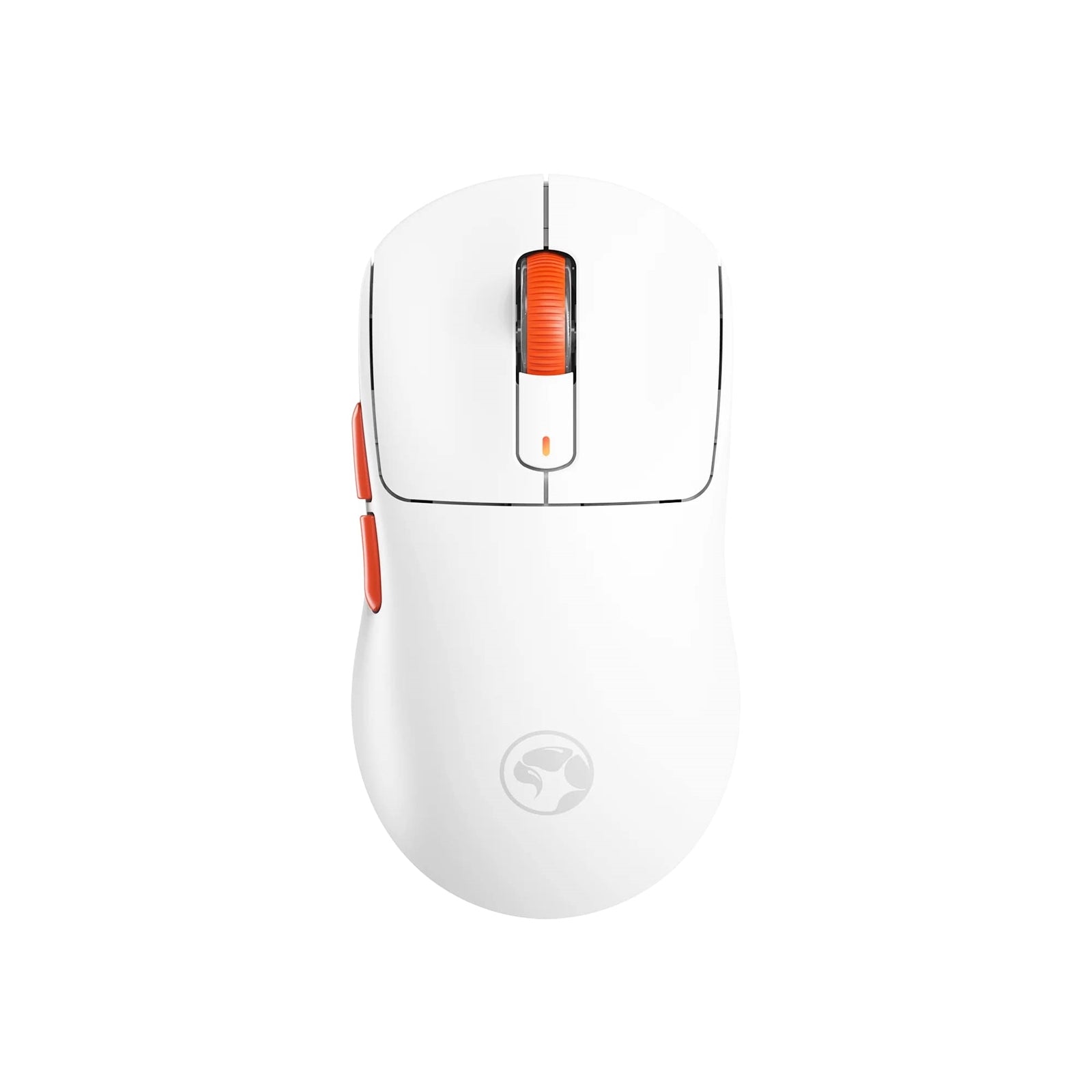 Marvo Scorpion Niro 60 Wireless and Bluetooth USB-C Rechargeable Gaming Mouse (White)