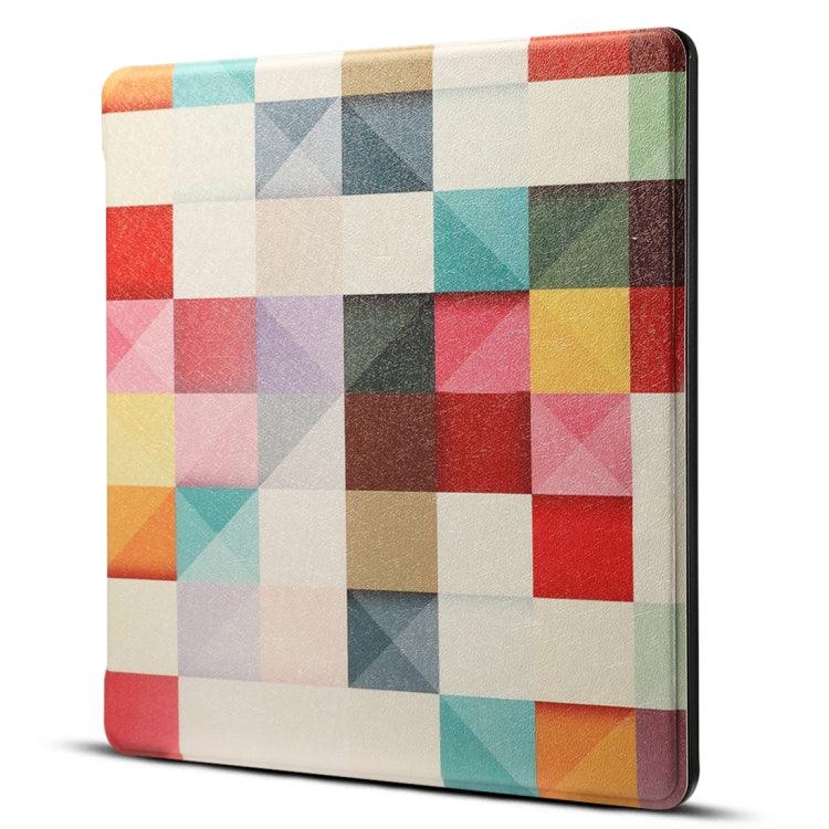 Dibase for Amazon Kindle Oasis 7 inch Print Horizontal Flip PU Leather Protective Case