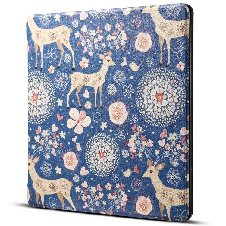 Dibase for Amazon Kindle Oasis 7 inch Print Horizontal Flip PU Leather Protective Case