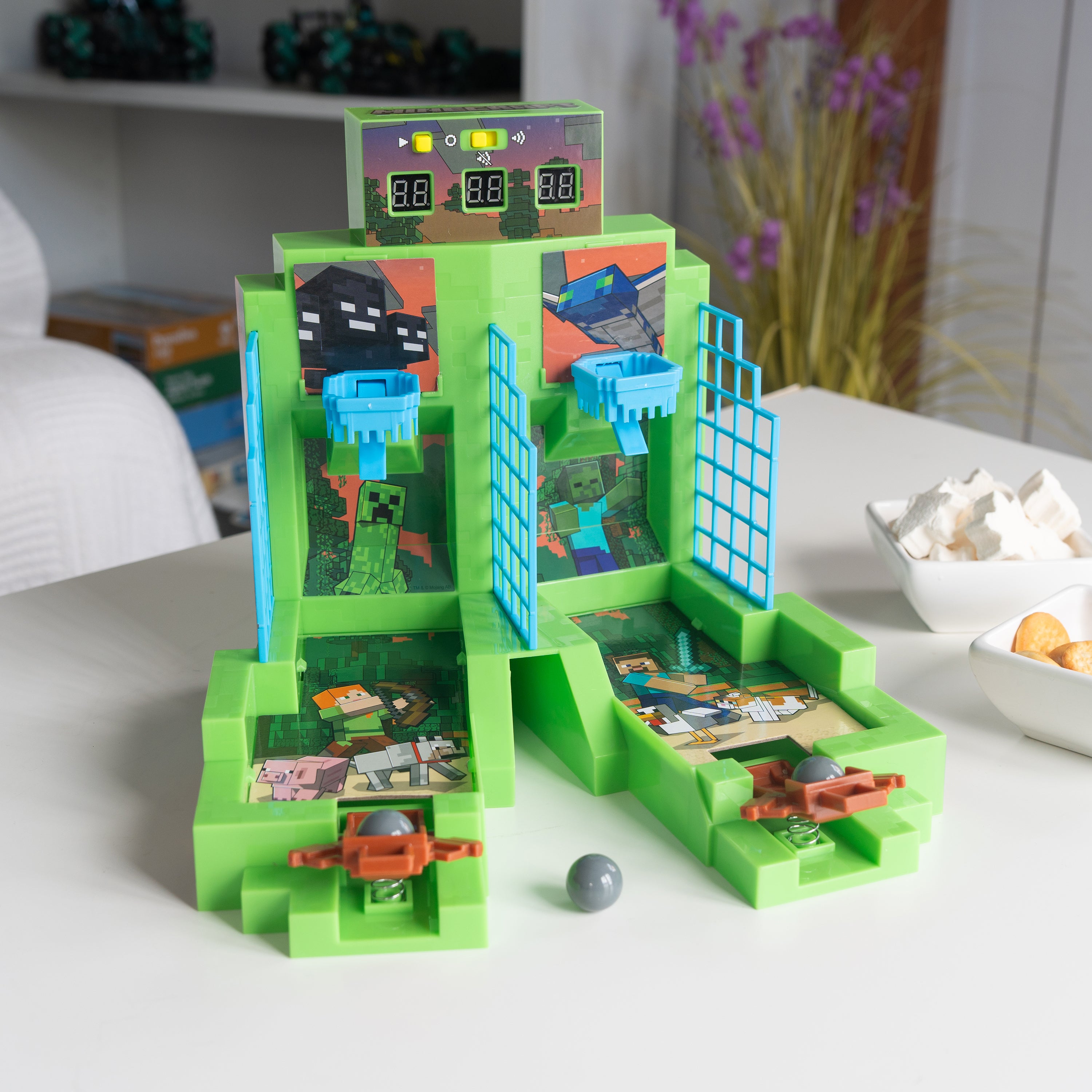 Minecraft Arcade Basketball Game Thrilling Two Shooter Fun