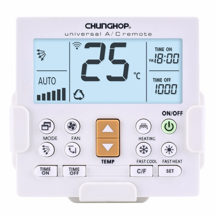 Chunghop Universal LCD Air-Conditioner Remote Controller with Bracket