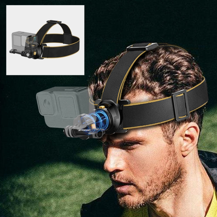 Magnetic Quick-release Head Strap Harness Belt (Black)