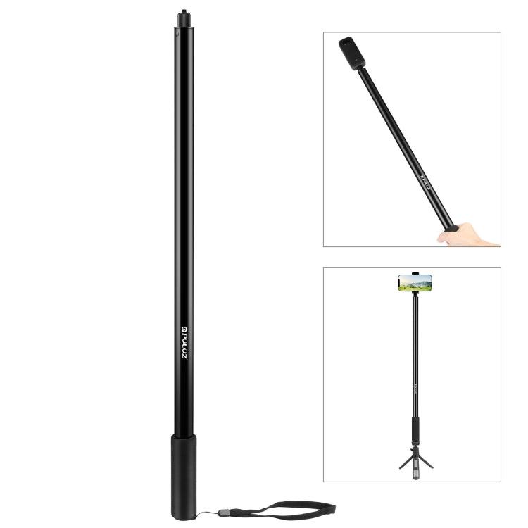 3m Metal Selfie Stick Monopod for Insta360 One RS / X2 / X3 (Black)