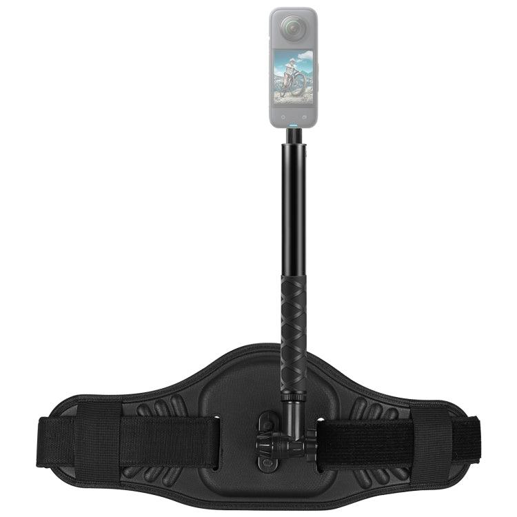 PULUZ Waist Belt Mount Strap with Selfie Stick Monopod GoPro HERO10 Black / HERO9 Black / HERO8 Black / HERO7 /6 /5 /5 Session /4 Session /4 /3+ /3 /2 /1, DJI OSMO Pocket, Insta360 ONE X, Ricoh Theta S/Theta V/Theta SC36 and Other Panorama Action Cameras