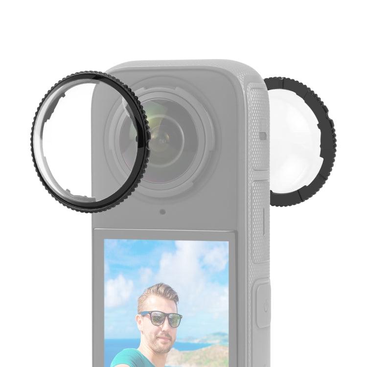 Insta360 X4 Rotation Optical Glass Lens Guard Protective Cover (Transparent)