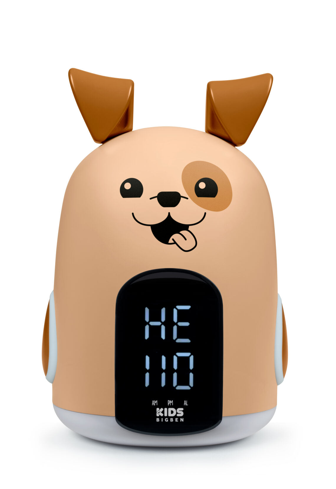 Bigben Kids Alarm Clock With Night Light Three Brown Dog Sounds