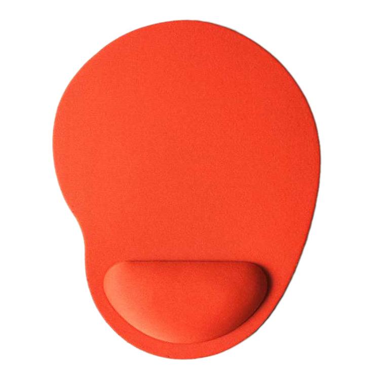 Cloth Gel Wrist Rest Mouse Pad (Orange)