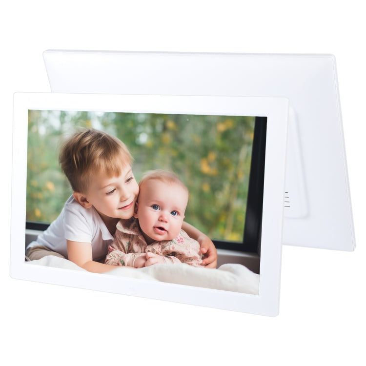 17 inch Multi-media Music & Movie Player Digital Photo Frame with Remote Control, Mstar V59 Program, Support USB / SD Card / HD Port, Built in Stereo Speaker (White)
