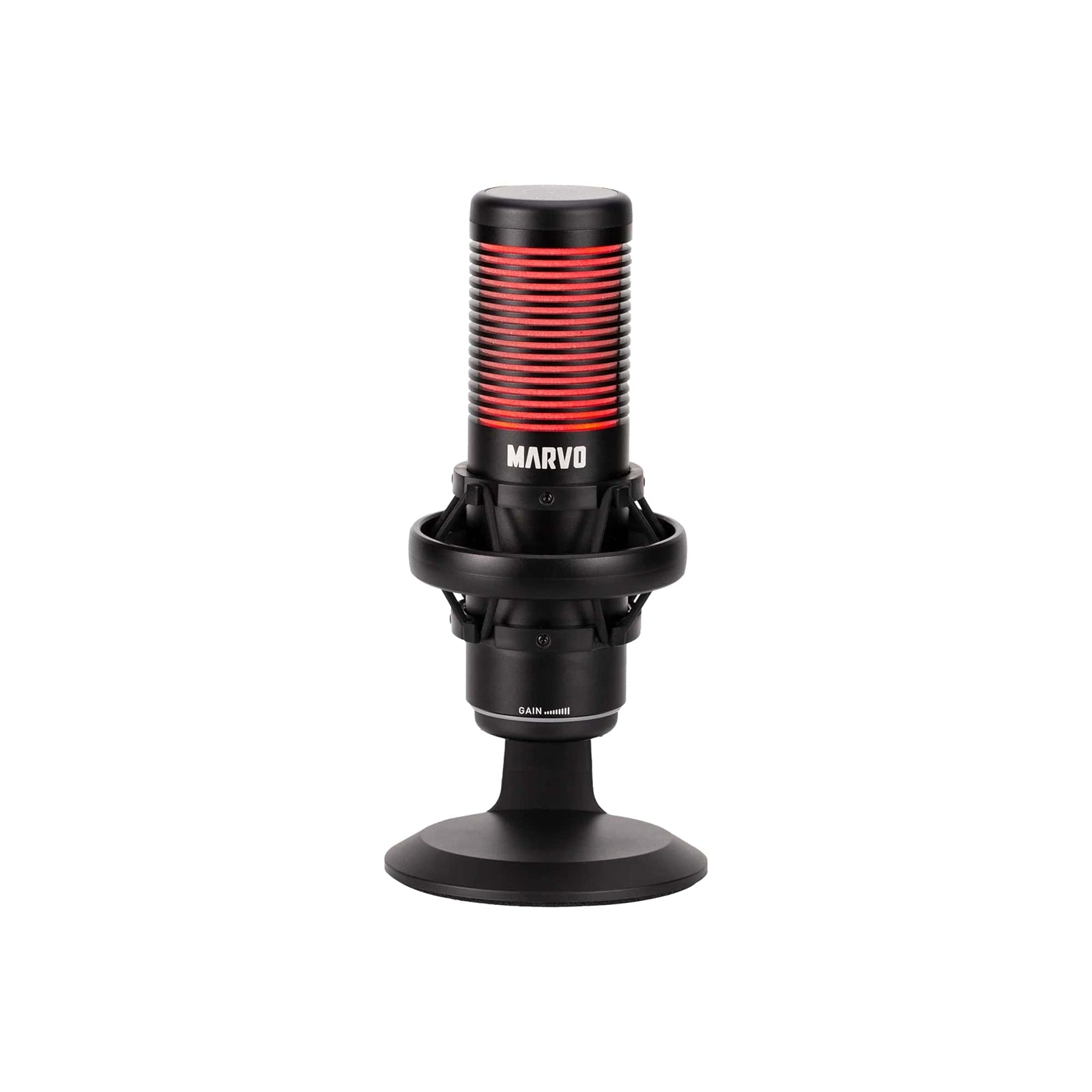 Marvo Scorpion Blast 60 USB RGB Noise Cancelling Wired Gaming Microphone (Black)