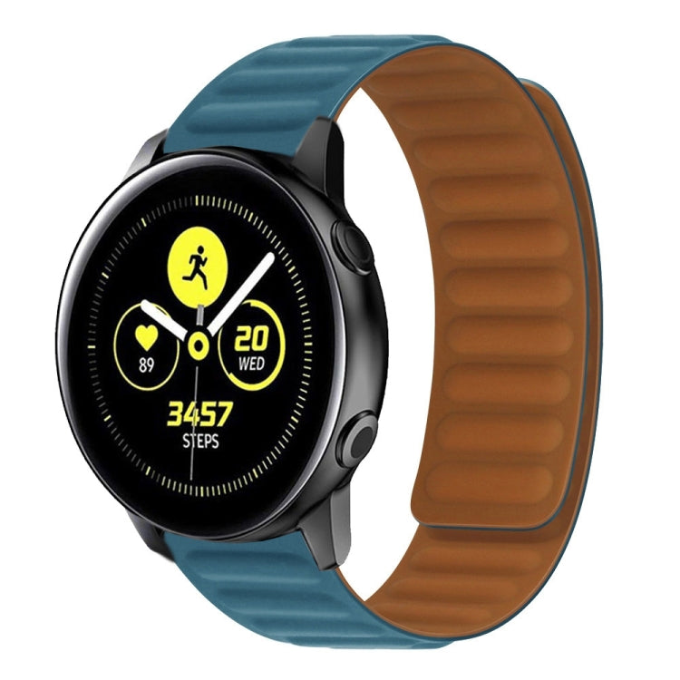 Silicone Magnetic Watch Band Samsung Galaxy Watch Active (Dark Blue)