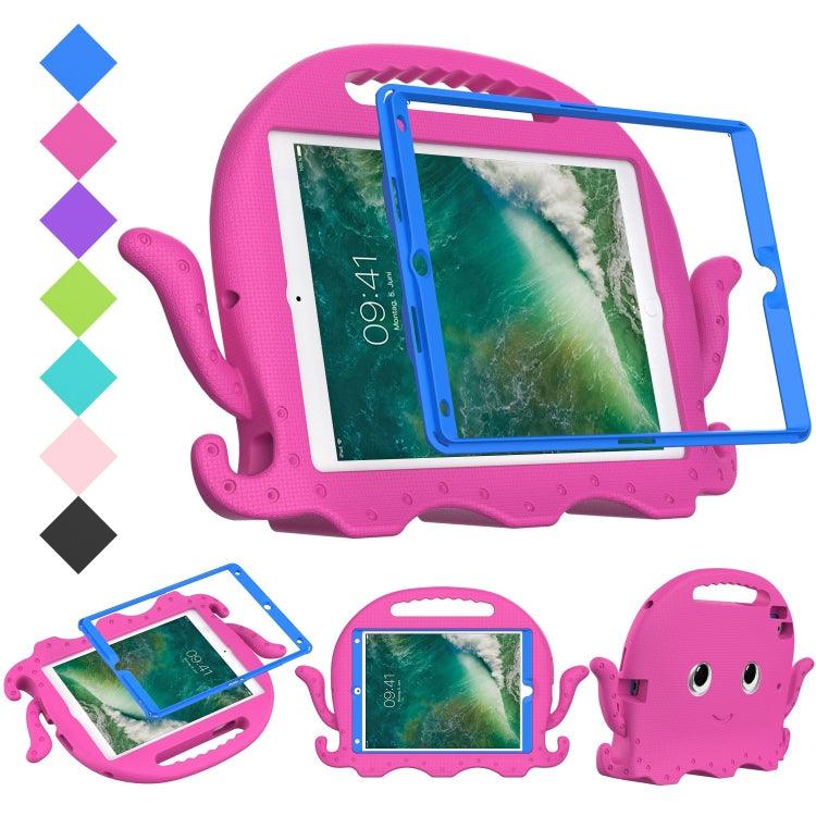 Apple iPad 10.2 2019 / 2020 Octopus Style EVA + PC Tablet Shockproof Case Cover with Strap (Rose Red)