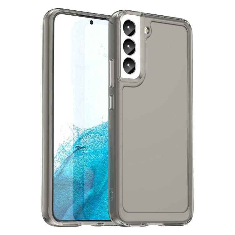 Samsung Galaxy S23 5G Candy Series TPU Phone Case Cover (Transparent Grey)