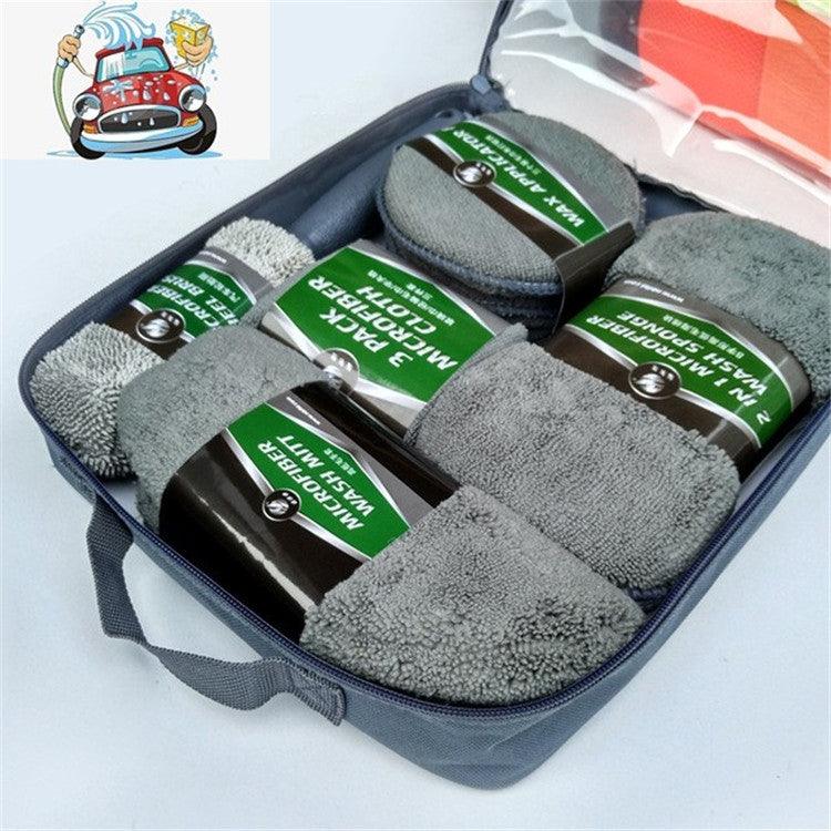 9 In 1 Car Wash Cleaning Kit Car Wash Supplies Car Wash Tools (Gray)