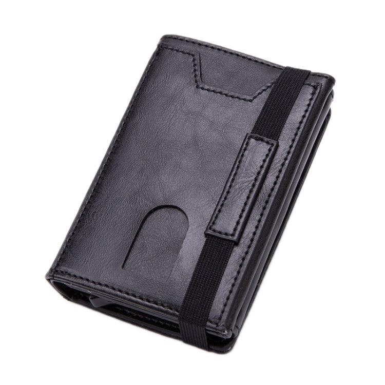 RFID Anti-Theft Aluminum Alloy Card Case Cover (Mad Horse Black)