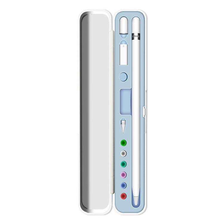 Silicone Stylus Storage Box Apple Pencil 1 / 2 (Sky Blue)