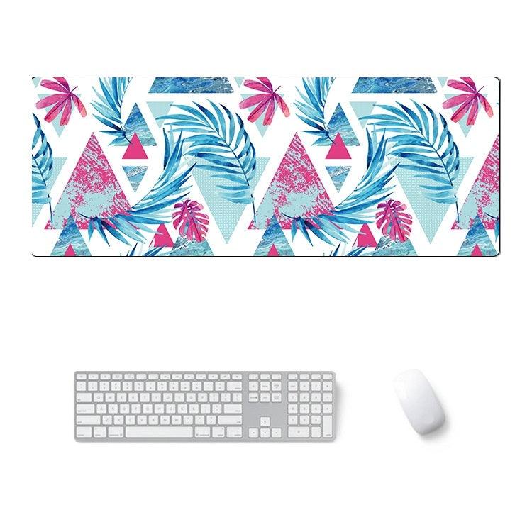 900x400x4mm Office Learning Rubber Mouse Pad Table Mat (10 Tropical Rainforest)