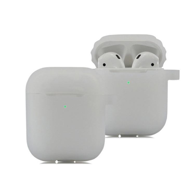 Bluetooth Earphone Soft Silicone Case Apple AirPods 1/2 (Transparent)