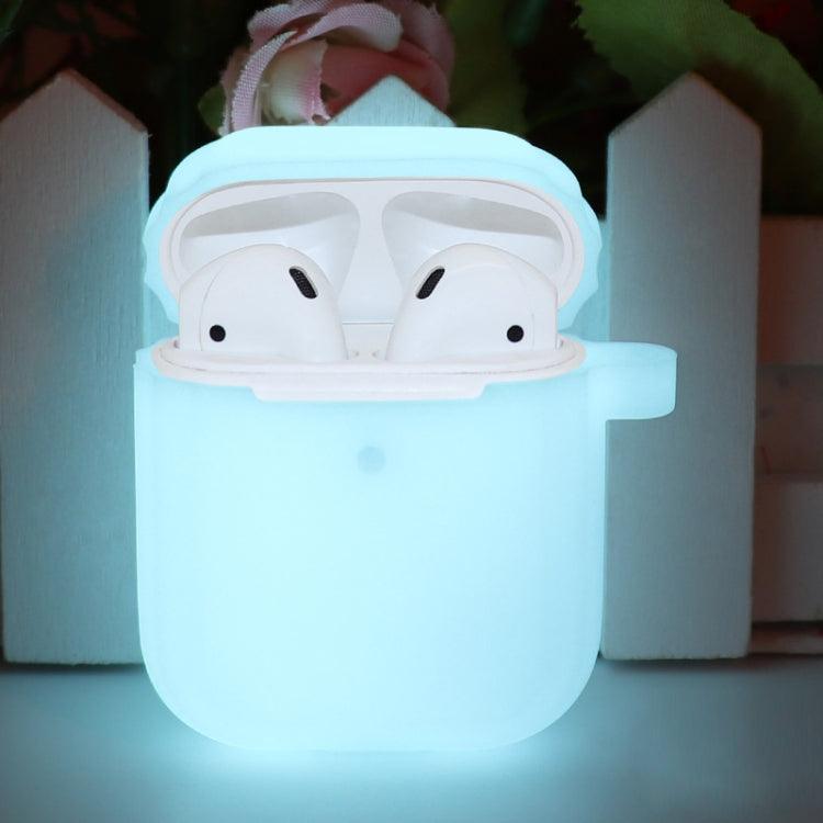 Bluetooth Earphone Soft Silicone Case Apple AirPods1/2 (Luminous White)