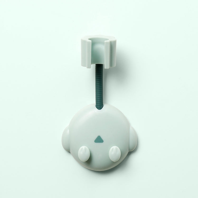 Cartoon Shower Rack Universal Adjustment Shower Base Fixed Device (Green)