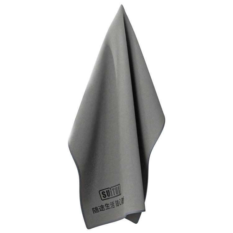 SUITU ST-9000 Double Suede Car Cleaning Towel Dry Washing Cloth, Size: 35x75cm