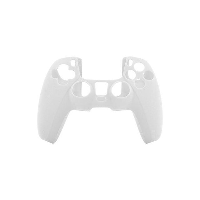Sony PlayStation PS5 Controller Silicone Case Cover Protective Cover, Product color: White