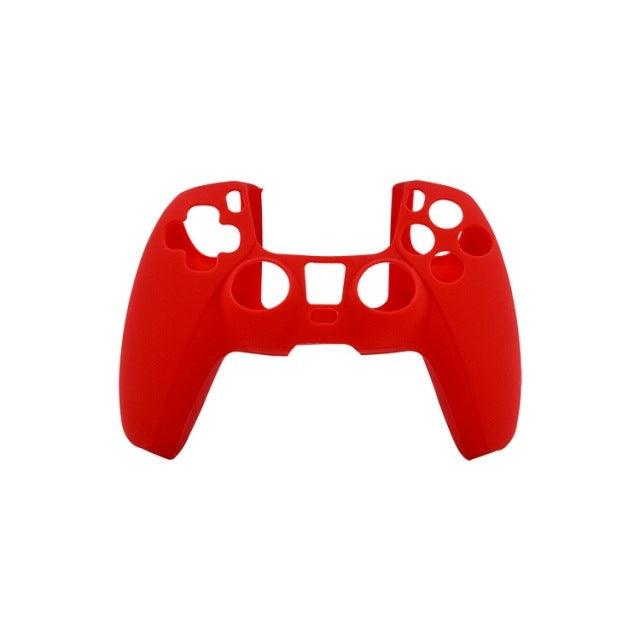 Sony PlayStation PS5 Controller Silicone Case Cover Protective Cover, Product color: Red