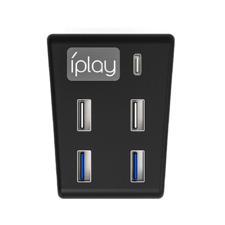 iplay Sony PS5 5 in 1 Game Console USB3.0 HUB Connection Transmission Extender (Black)